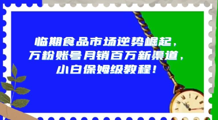 临期食品市场逆势崛起，万粉账号月销百万新渠道，小白保姆级教程【揭秘】-轻创星球网