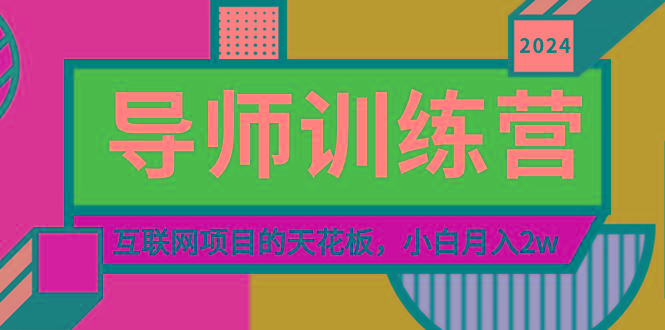 《导师训练营》精准粉丝引流的天花板,小白月入2w-轻创星球网
