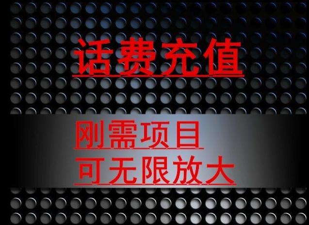 最新蓝海项目，刚需赛道，95折充话费月入5位数-轻创星球网