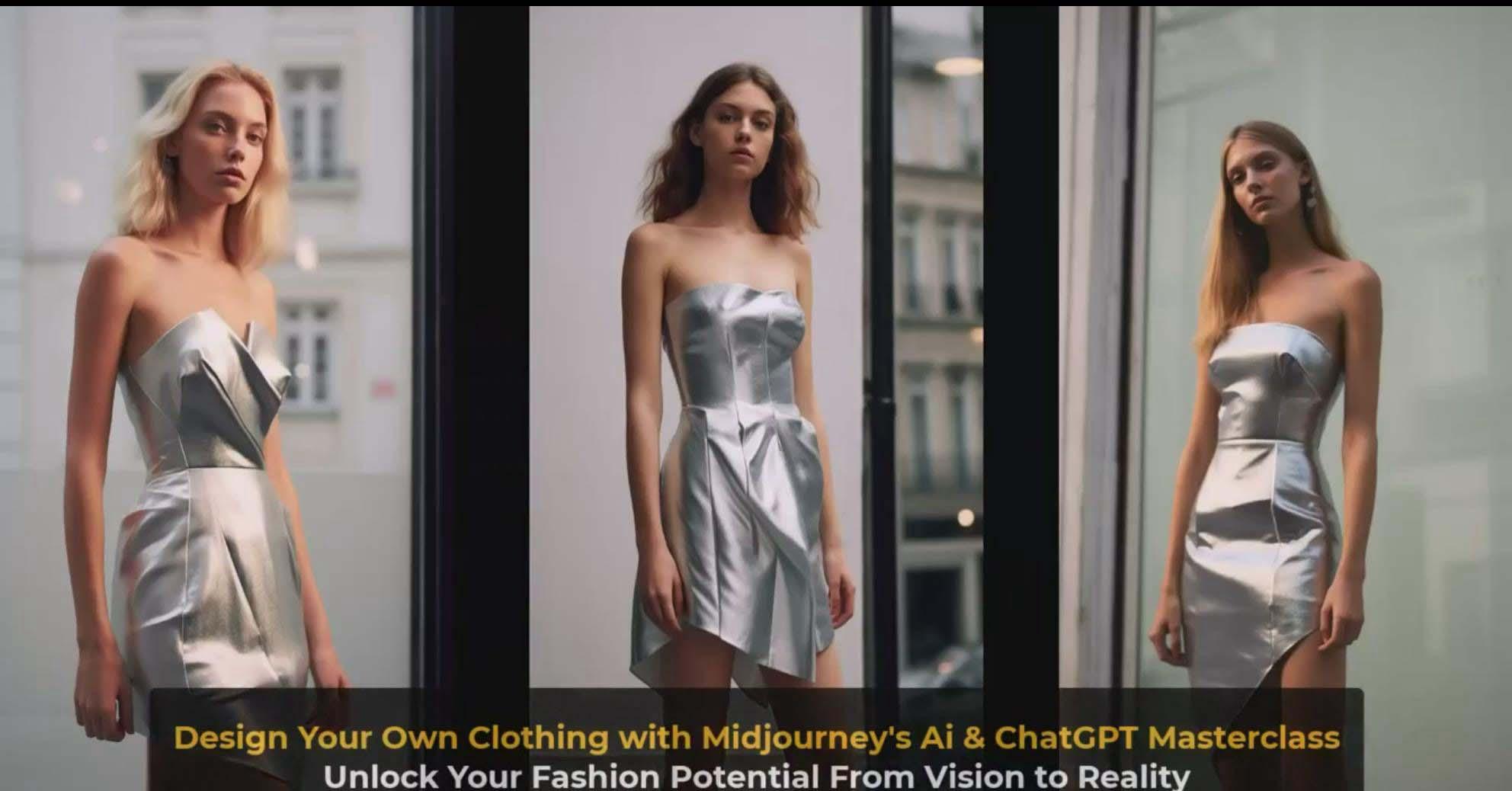 图片[8]-利用 Midjourneys Ai 人工智能设计自己的服装AI大师班-10节课-中英字幕-轻创星球网