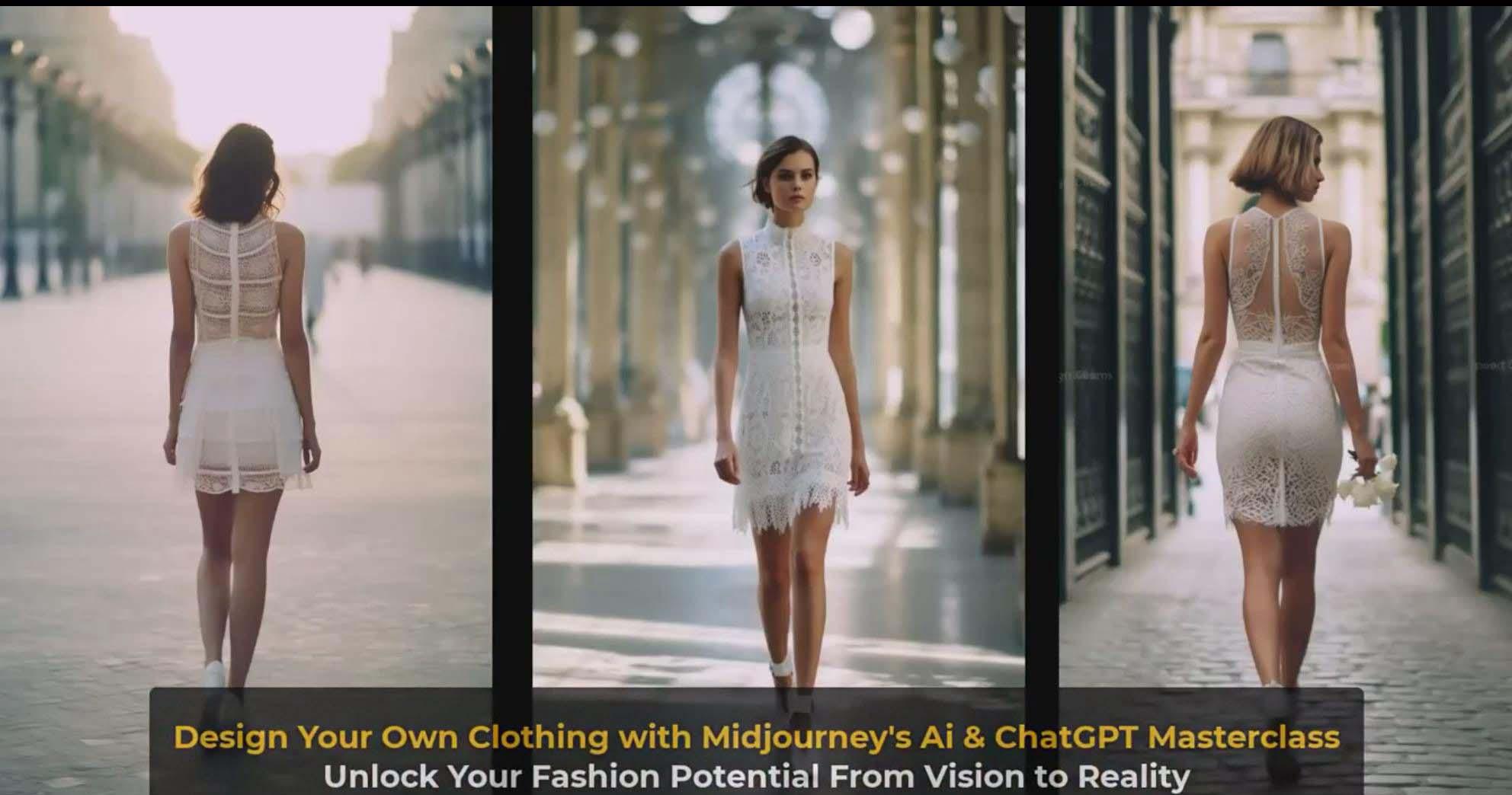 图片[2]-利用 Midjourneys Ai 人工智能设计自己的服装AI大师班-10节课-中英字幕-轻创星球网
