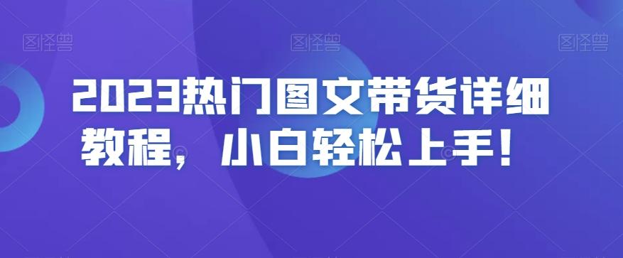 2023热门图文带货详细教程，小白轻松上手！-轻创星球网