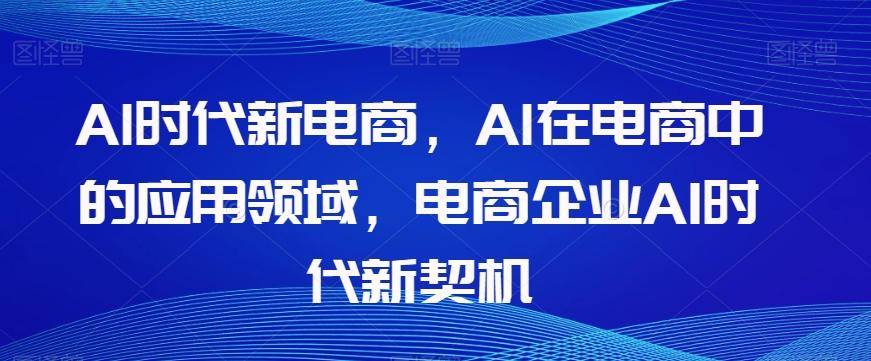 Al时代新电商，Al在电商中的应用领域，电商企业AI时代新契机-轻创星球网