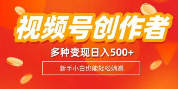 视频号创作者计划，多种变现方式，日入500+【内附1080g视频素材】-轻创星球网