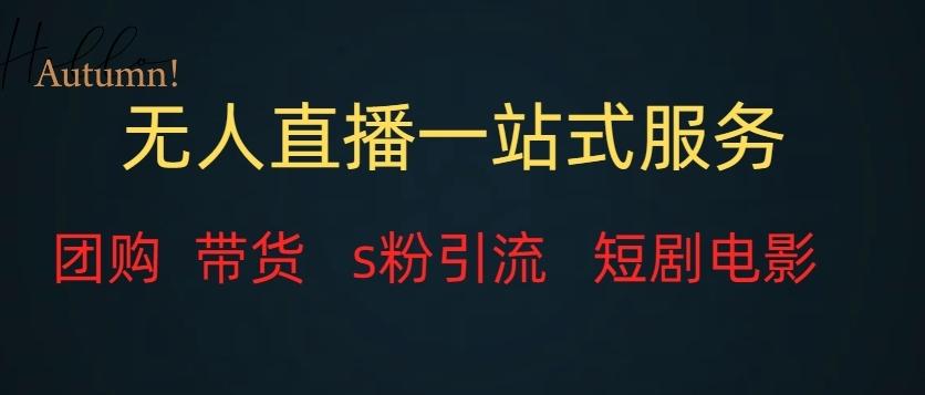 无人直播一站式服务（教程以及变现方式）-轻创星球网