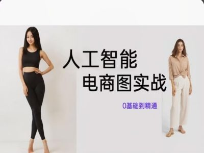 人工智能SD电商图实战，ai绘图0基础到精通-轻创星球网