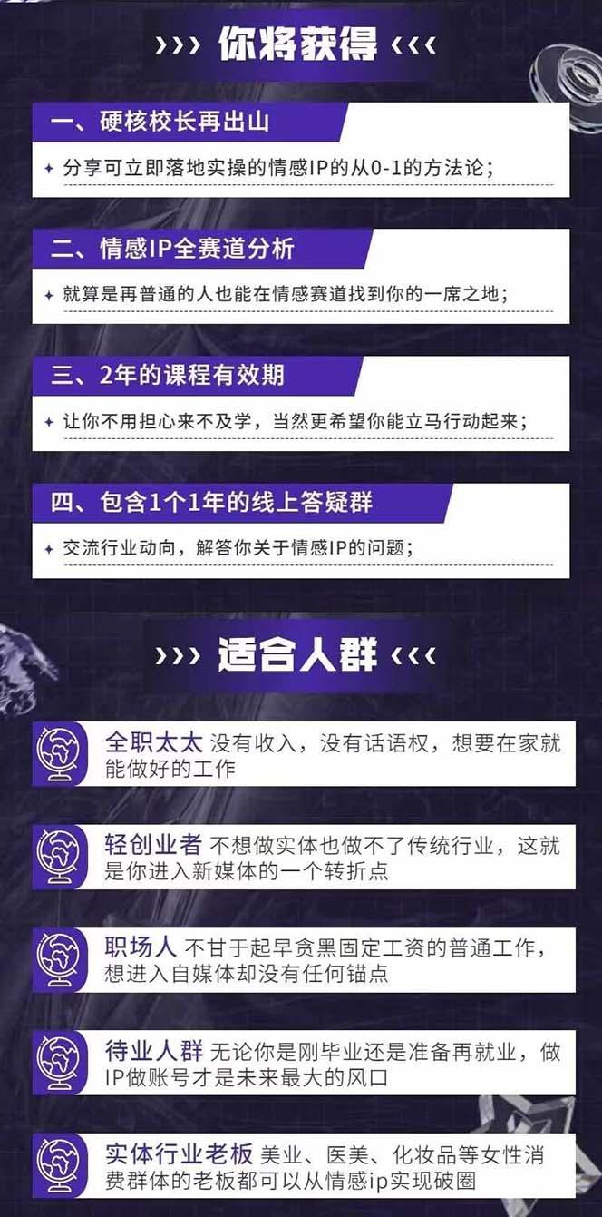 图片[1]-情感直播IP短视频全通大课，普通人的IP之路从情感赛道开始(18节-轻创星球网