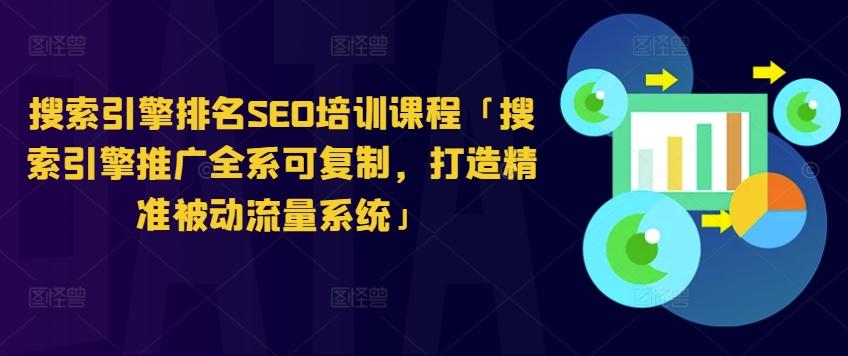 搜索引擎排名SEO培训课程「搜索引擎推广全系可复制，打造精准被动流量系统」-轻创星球网