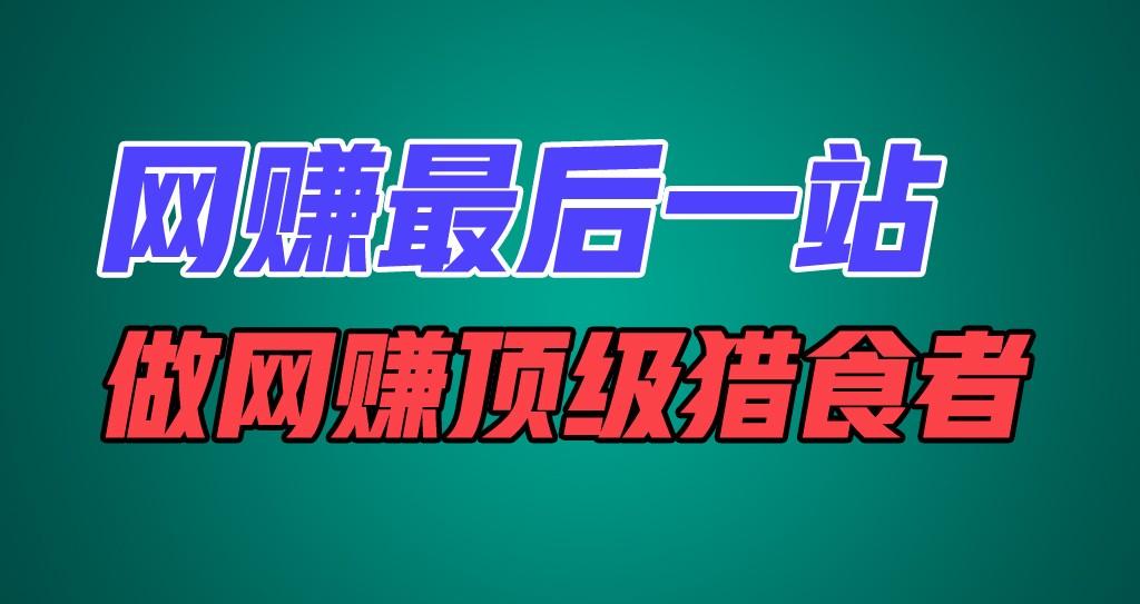 网赚最后一站，卖项目，做网赚顶级猎食者-轻创星球网