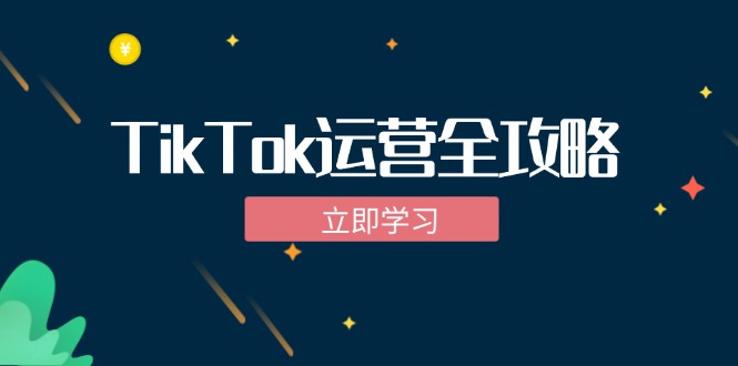 TikTok实战运营全攻略：从下载软件到变现，抖音海外版实操教程-轻创星球网