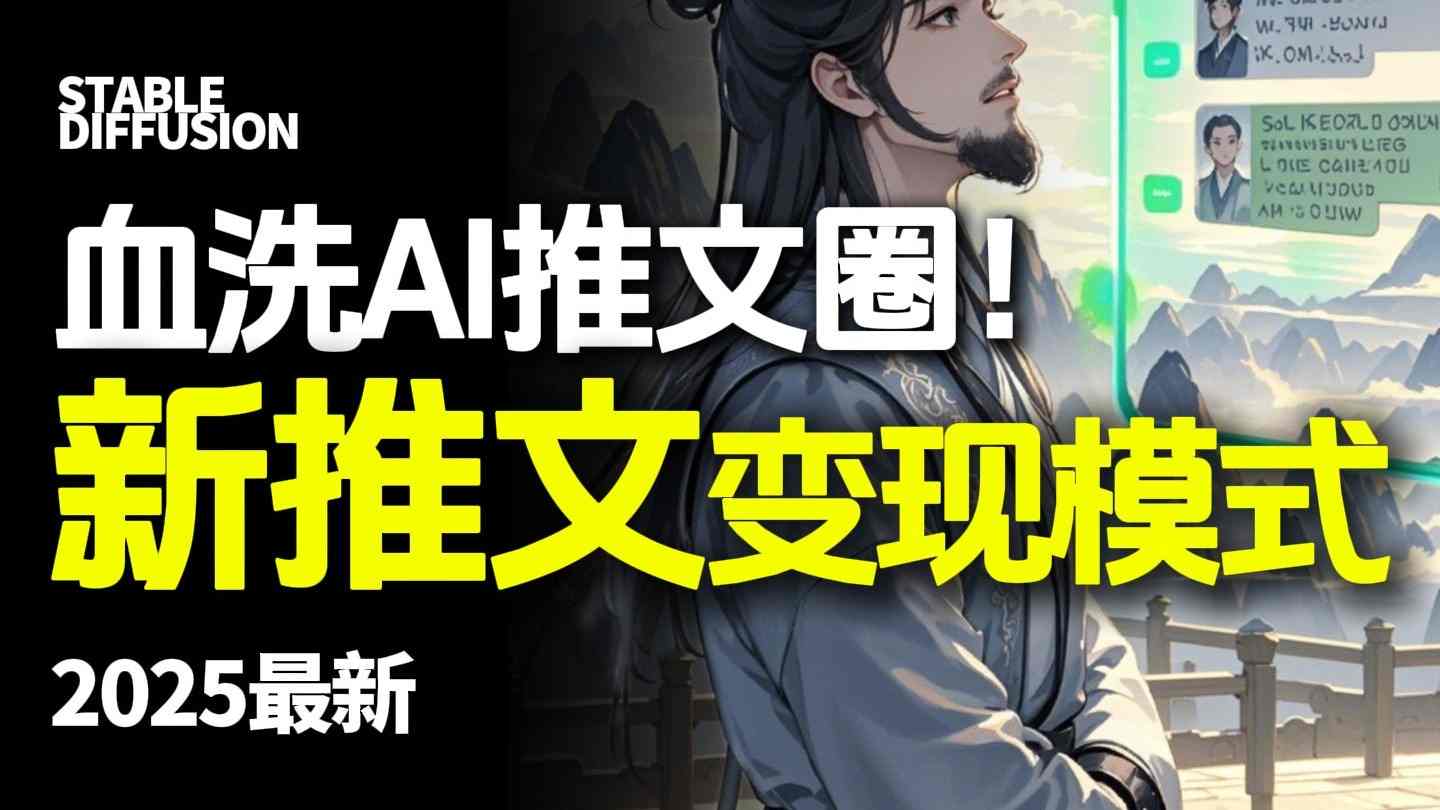 最新AI动态电影漫画小说推文，全流程实操教学，小白也能月入1W+-轻创星球网