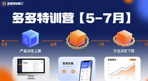 多多特训营【5-7月】产品决定上限，方法决定下限，各种玩法技巧落地实操-轻创星球网