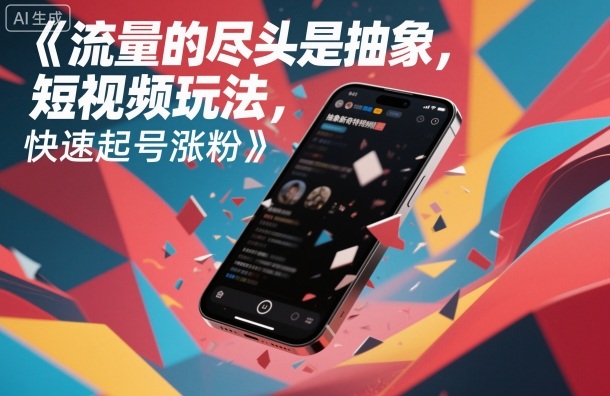 流量的尽头是抽象，抽象新奇特短视频玩法，快速起号涨粉-轻创星球网