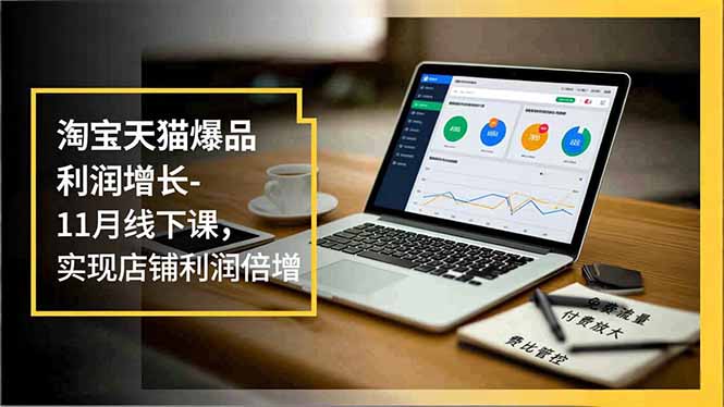 淘宝天猫爆品利润增长-11月线下课，免费流量、付费放大、费比管控，实现店铺利润倍增-轻创星球网