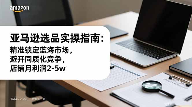 亚马逊选品实操指南：精准锁定蓝海市场，避开同质化竞争，店铺月利润2-5w-轻创星球网