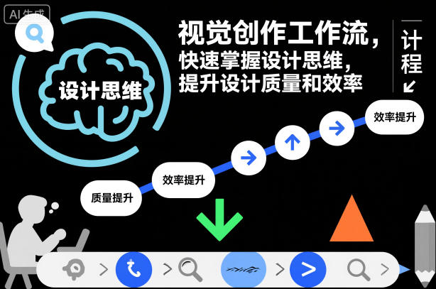 视觉创作工作流，快速掌握设计思维，提升设计质量和效率-轻创星球网