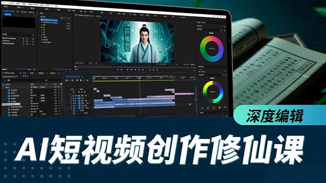 AI短视频创作修仙课，从炼气到金仙、爆款复刻、深度编辑，掌握全栈AI能力-轻创星球网