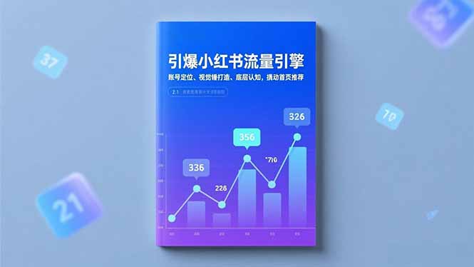 引爆小红书流量引擎，账号定位、视觉锤打造、底层认知，撬动首页推荐-轻创星球网