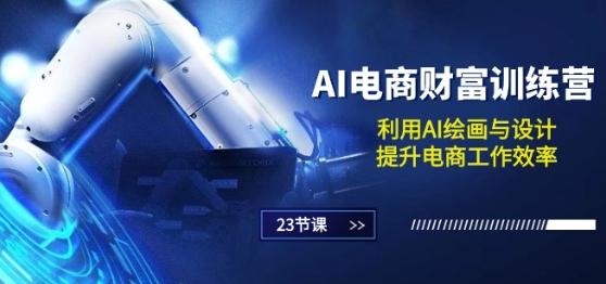 AI电商-财富训练营：利用AI绘画与设计，提升电商工作效率(23节课)-轻创星球网