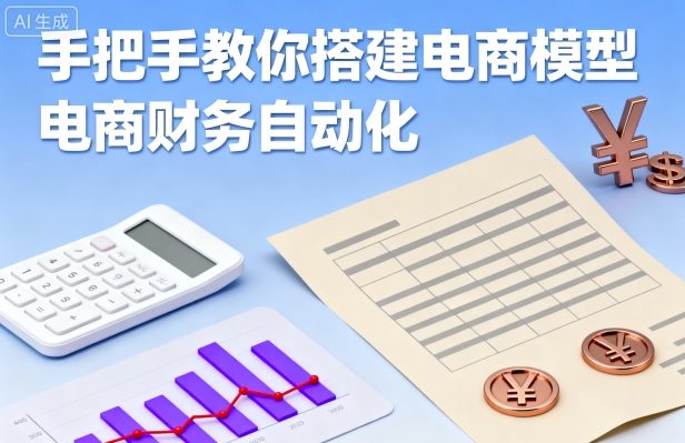 手把手教你搭建电商模型-电商财务自动化-轻创星球网