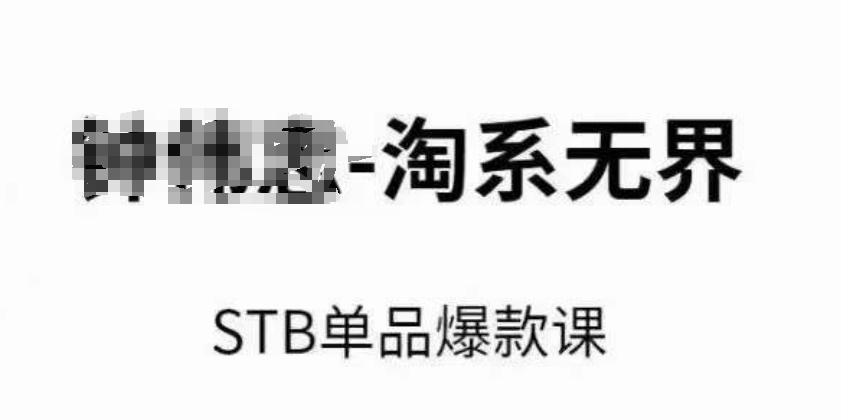 淘系无界STB单品爆款课(2024)，付费带动免费的核心逻辑，万相台无界关键词推广/精准人群的核心-轻创星球网