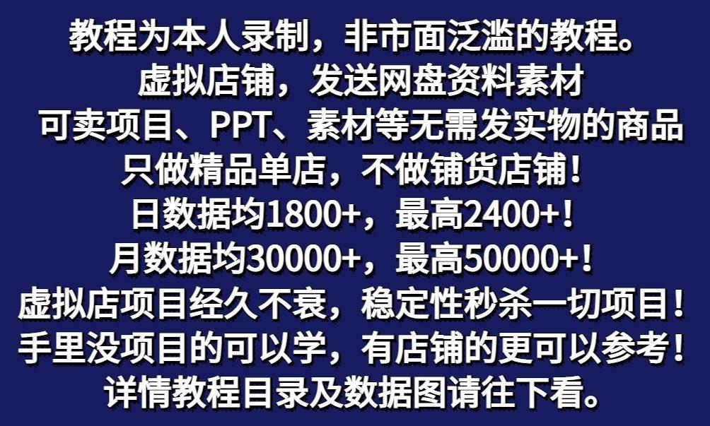 图片[2]-拼多多虚拟电商训练营月入50000+你也行，暴利稳定长久，副业首选-轻创星球网