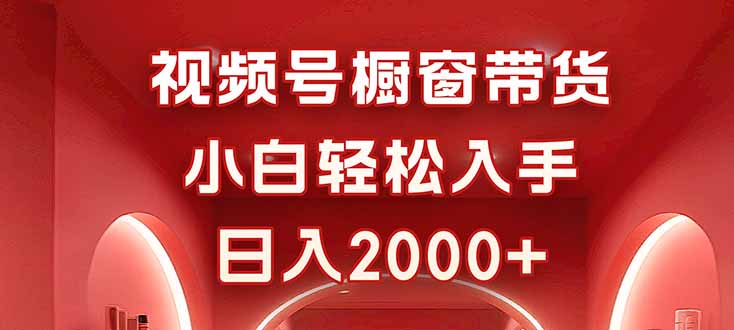 视频号橱窗带货，小白轻松入手，日入2000+-轻创星球网