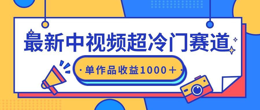 (9275期)最新中视频超冷门赛道，轻松过原创，单条视频收益1000＋-轻创星球网