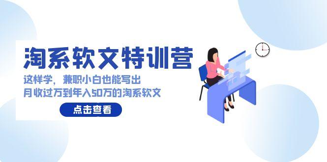 (9588期)淘系软文特训营：这样学，兼职小白也能写出月收过万到年入50万的淘系软文-轻创星球网