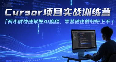 Cursor项目实战训练营，两小时快速掌握AI编程，零基础也能轻松上手-轻创星球网