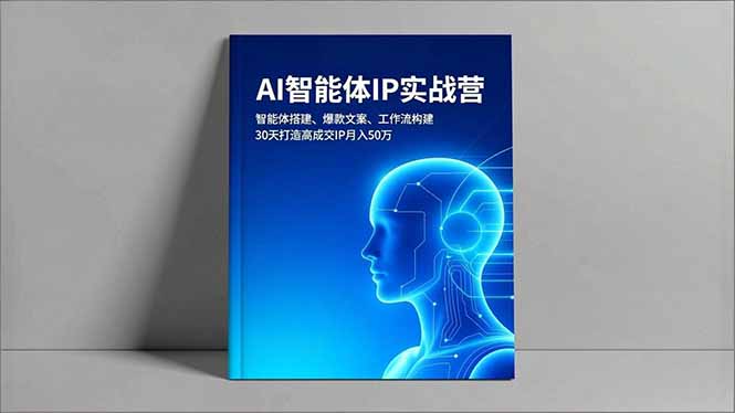 AI智能体IP实战营，智能体搭建、爆款文案、工作流构建，30天打造高成交IP月入50万-轻创星球网