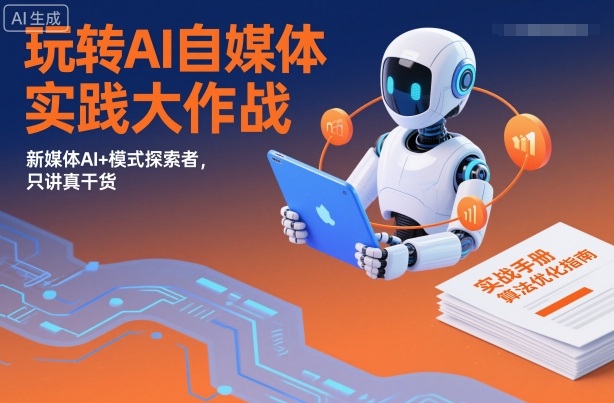 玩转AI自媒体实践大作战，新媒体AI+模式探索者，只讲真干货-轻创星球网