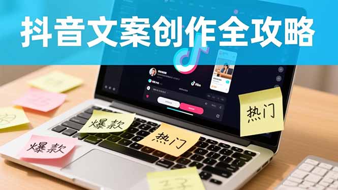 抖音文案创作全攻略：爆款标题九大绝招,100个模版直接套用,月入过万不是梦-轻创星球网