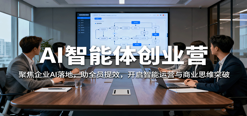 AI智能体创业营：聚焦企业AI落地，助全员提效，开启智能运营与商业思维突破-轻创星球网