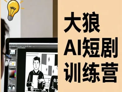 大狼AI短剧训练营-短剧课程(更新中)-轻创星球网