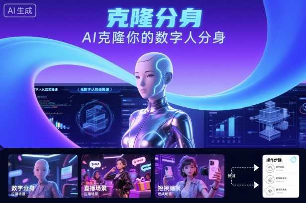 AI数字人认知实操课，克隆你的数字人分身-轻创星球网