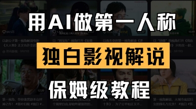 用AI做第一人称独白影视解说，手把手教学，保姆级教程-轻创星球网