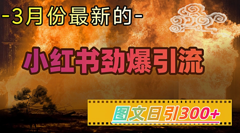 小红书超劲爆引流手段，图文日引300+轻松变现1W-轻创星球网