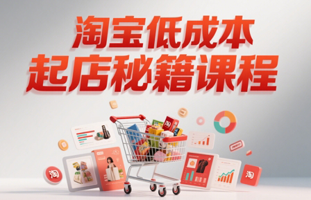 子枫老师·淘宝低成本起店系统课-轻创星球网