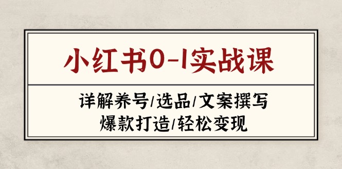 小红书0-1实战课(2023-2025-轻创星球网