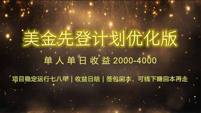 连续7-8年创单日收益冠军项目,日收益$600-1200-轻创星球网