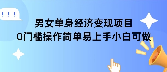 女单身经济项目变现周期长可复购率高日入1k+-轻创星球网