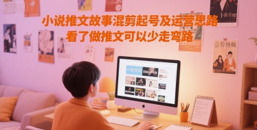 小说推文故事混剪起号及运营思路,看了做推文可以少走弯路-轻创星球网
