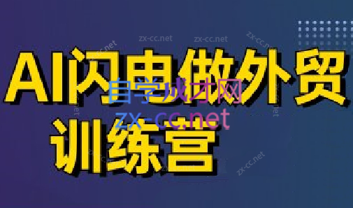 大卫·AI闪电做外贸训练营(更新6月)-轻创星球网
