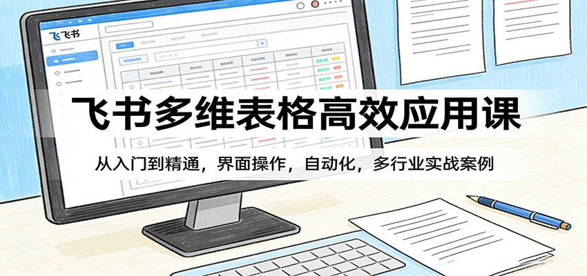 飞书多维表格高效应用课：从入门到精通，界面操作，自动化，多行业实战案例-轻创星球网