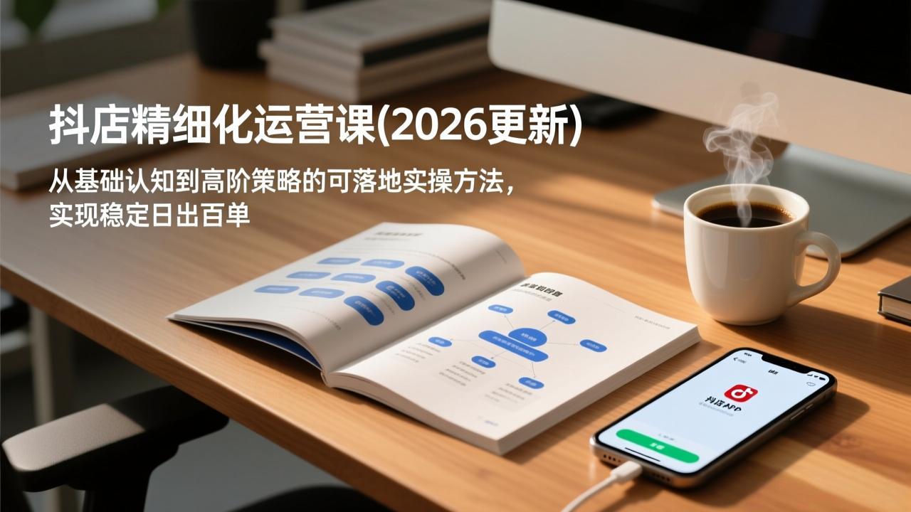抖店精细化运营课(26年3月更新-轻创星球网