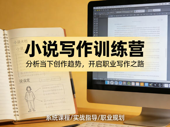 小说加写作训练营，带你分析如何在当下脱颖而出，开启你的职业创作之路-轻创星球网