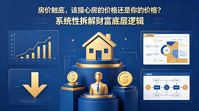 付费文章：房价触底，该操心房的价格还是你的价格？系统性拆解财富底层逻辑-轻创星球网