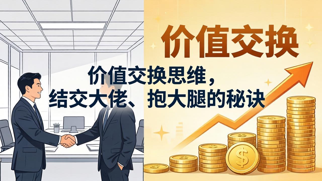 某付费文章：价值交换思维，结交大佬、抱大腿的秘诀-轻创星球网
