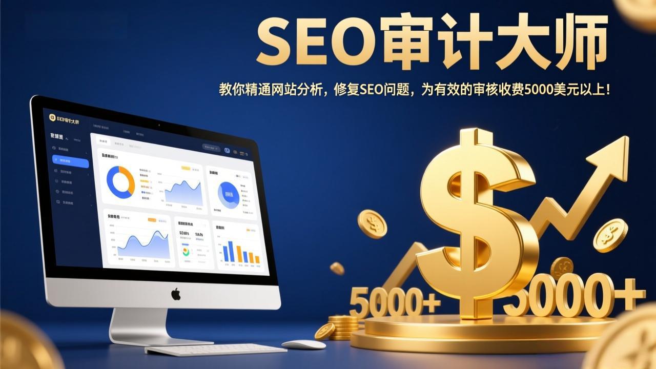 SEO审计大师：教你精通网站分析，修复SEO问题，为有效的审核收费5000美元以上！-轻创星球网